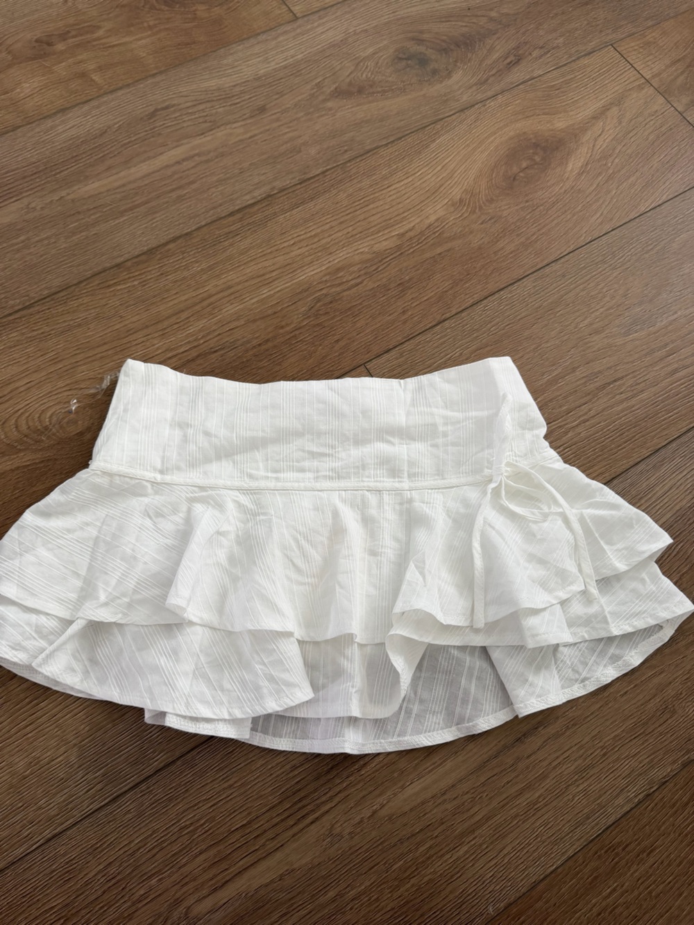 Pepper mayo NWT Lisbon white mini skirt size U.S. 2